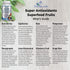 Super Antioxidant Fruit Superfood Complex - Powerful Antioxidant Superfruits, Acai, Goji, Noni, Mangosteen, Pomegranate, Elderberry, Resveratrol, ...