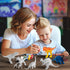 STEM.org Dinosaur Painting Kit for Kids with Dino Trivia-Dinosaur Crafts for Kids Ages 3-5 + w/ 2T-Rex Dinosaur Set - Screen Free, Educational Din...