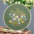 keke Full Series of Beginner Embroidery Kits Embroidery Cloth with 3 Stamp Patterns 3 Embroidery Stretches 6 Needles 1Scissors and Instructions (Y...