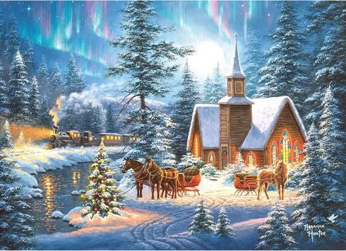 RoseArt - Abraham Hunter - Silent Night - 1000 Piece Jigsaw Puzzle for Adults...