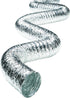 Deflecto Supurr-Flex Metallic Duct, Flexible Multi Layer Transition, Silver, 4" x 20' (F0420B/2)...