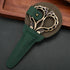 Embroidery Scissors Sheath Protector Craft Scissors Storage Cover Leather Case, 2Pieces Green...