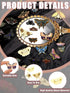 Ferraycle 30 Pieces Enamel Pins Set Enamel Pins for Backpacks Cool Horror Enamel Lapel Pins Steampunk Brooches Pins for Hats Clothes Women Men (Bu...