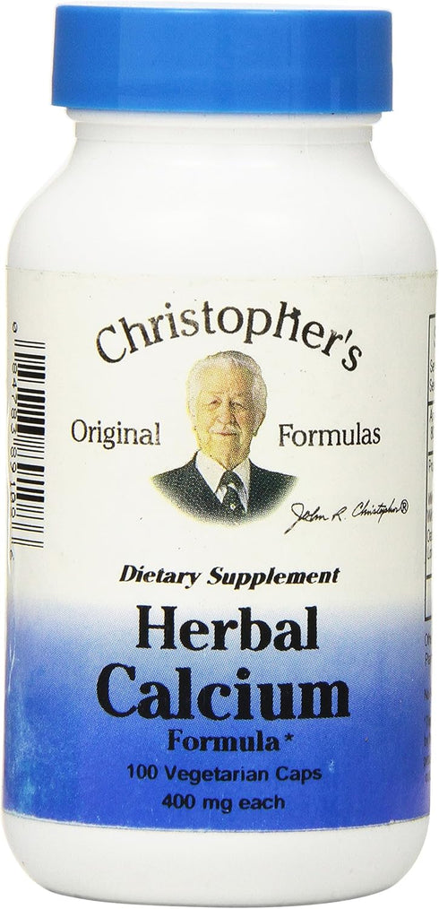 Dr Christopher's Formula Herbal Calcium Formula, 400 mg, 100 Count...