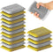 24 Pack Steel Scrub Sponges for Dishes Non Scratch Scouring Sponge Multi Use Metal Scrubber Heavy Duty Dish Wash Kitchen Sponge for Pot Dish Washi...