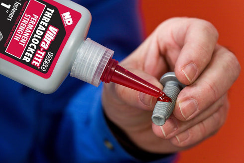 Vibra-TITE - 13150 131 Permanent Strength Anaerobic Threadlocker, 50 ml Bottle, Red...