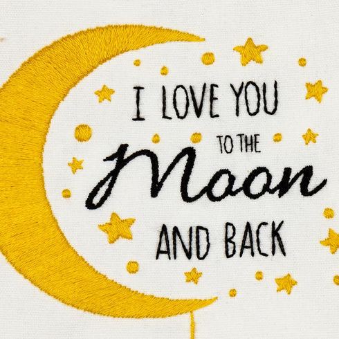DUTCH STITCH BROTHERS Embroidery Starter Kit, DSB034 Stamped Fabric, Moon Pattern, Embroidery Kit for Adults...
