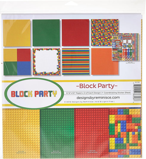 Reminisce Block Party Collection Kit, (BLP-200), 12x12 inches...
