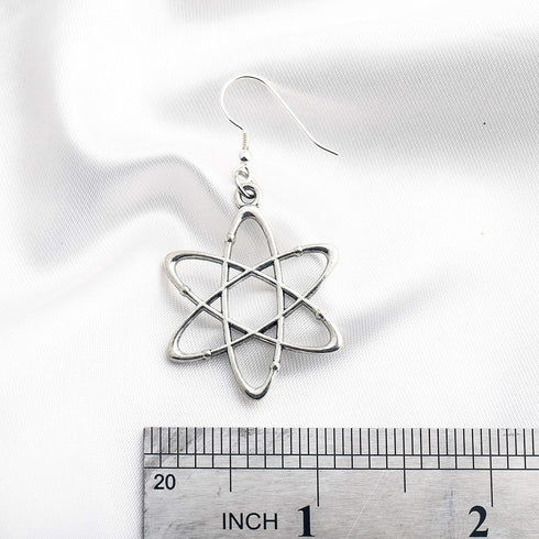 Atomic Science Symbol Keychain Chemistry Scientist Physicist Chemist Teacher Gift Science Lovers Gift (Atom Earrings)...