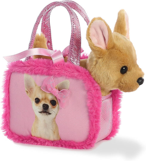 Aurora® Fashionable Fancy Pals™ Pretty in Pink Stuffed Animal - On-The-go Companions - Stylish Accessories - Multicolor 7 Inches...