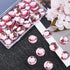 FINGERINSPIRE 50Pcs 30mm Flat Back Round Acrylic Rhinestone Self-Adhesive Plastic Circle Gems Stick On Jewels(Pink) for Costume Making Cosplay Jew...