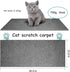 Upgraded Trimmable Cat Scratching Post Carpet Covered 39.4"x15.8", Self-Adhesive Cat Scratching Post Carpet Cat Tree Shelves Steps Replacement Par...