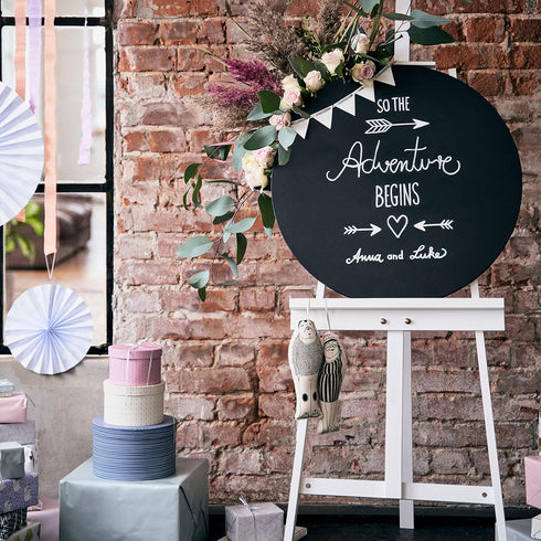 edding 4090 chalk marker - multi-coloured (basic) - 5 chalk pens - chisel nib 4-15 mm - wet wipe pen for chalkboards, windows, glass, mirrors - li...