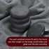 Pino Products Hot Massage Stones - 6 Large Essential Black Basalt Stones - Massage Therapy, Relaxation Basalt Stones - Rock Stone Massage Kit Warm...