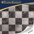 3 Sheets Self Adhesive Floor Tiles for Dollhouse 1:12 Scale (Checkerboard Pattern Marble)...