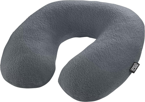 Lewis N. Clark Comfort Neck Travel Pillow: Airplane Pillow and Cervical Neck Pillow for Kids + Adults, Contour Pillow with Neck Support - Gray...