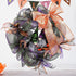 MEEDEE Halloween Ribbon - 6 Rolls, 36 Yards, Wired, Purple, Orange, Black, Skull Pattern...