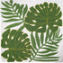 Embroidery Throw Pillow Covers 18x18 Home Decor Loop Tropical Green Leave Floor Pillow Cover for Couch 100% Cotton Canvas Cushion Cover Pillow Cas...