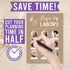 Hadley Designs Hilarious Baby Shower Games Set – 25 Double-Sided Cards for 25 Guests, Love or Labor and Boobs or Butts, Baby Shower Games Funny, G...