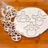 Set of 3 Vertebrae cookie cutters (Designs: Cervical, Lumbar, Thoracic Vertebra), 3 pieces - Bakerlogy...