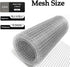Hardware Cloth 1/4 inch 8inx10ft Galvanized After Welding 23 Gauge,Wire Cloth Wire Mesh Roll Chicken Wire Fence Mesh Roll for Chicken Pen/Coop Fen...
