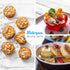 Bakerpan Silicone Mini Muffin Pan Nonstick, Mini Cupcake Pan, Mini Muffin Silicone Molds, 12 Cavities - Set of 2...