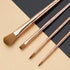 Royal & Langnickel Crafter's Choice Pro 4pc Synthetic Sable Mop Variety Craft Brush Set, Includes - Mop, Shader & Round Brushes Rose Gold...
