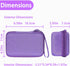 Aenllosi Kids Camera Case for Anchioo/for ESOXOFFORE Instant Print Camera Toys,Kids Selfie Digital Camera Photo Paper & Color Pen Holder (Purple,C...