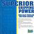 Gator Grip Safety Push Block 2 Pack with Blue Rubber Podular Pattern for Superior Gripping Power Ideal for Use On Router Tables, Jointers, Shapers...