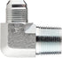 Brennan 2501-06-06-FG Forged Steel JIC Flared Tube Fitting, 90 Degree Elbow Forgeded, 3/8" Tube OD JIC Male x 3/8-18 NPTF Male...