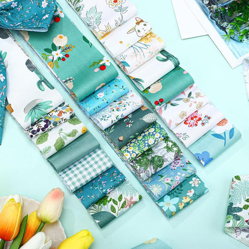 Hosuly 40 Pcs Floral Cotton Fabric Patchwork Roll Cotton Quilting Fabric Roll up Cotton Fabric Quilting Strips 2.55 Inch Precut Patchwork Roll for...