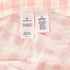HonestBaby Girls Organic Cotton Changing Pad Cover, Peach Skin Painted Buffalo Check, One Size...