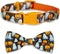2023 NEW Halloween Holiday Collar for Boys and Girls Small Medium Large dog Pets Puppies Halloween Dog Collar with Bow Tie (Animal Print, Large-(1...