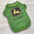 Pets First John Deere Dog T-Shirt, Large. Clothing for Pets, Dogs, Cats, Puppies, Kittens. Comfortable, Durable Tee Shirt Jacket Polo Costume Lice...