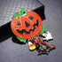 Halloween Brooches for Women Enamel Pumpkin Bat Ghost Candy Corn Charm Brooch Pin Funny Happy Halloween Witchy Hat Cat Spider Skull Dangles Pins H...