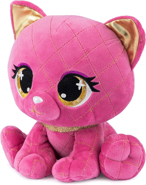 P.Lushes Designer Fashion Pets Madame Purrnel Premium Cat Stuffed Animal, Pink and Gold, 9”...