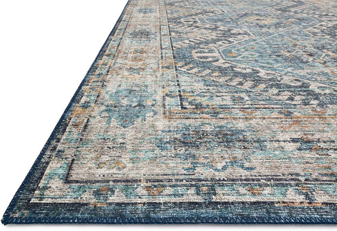 Loloi II Skye Collection SKY-03 Denim/Natural 2'-3" x 3'-9" Accent Rug...
