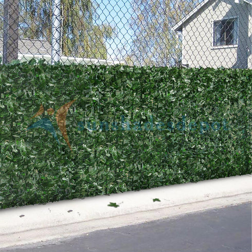 TANG Sunshades Depot 8" in Black Zipties Cable Ties 100 Pcs for Faux Winter Green and Ivy Fence Privacy Screen with Expandable Panels...