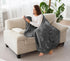 Utopia Bedding Fleece Blanket Throw Size Grey 300GSM Luxury Anti-Static Fuzzy Soft Microfiber Blanket for Couch, Sofa and Bed (60x50 Inch)...