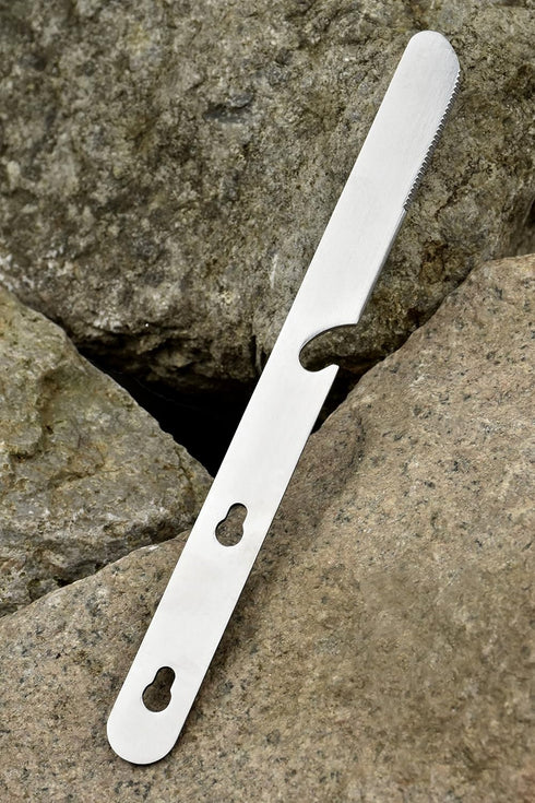 SE 4-in-1 Detachable Stainless Steel Utensil Set - Spoon, Fork, Knife, Bottle Opener - 6.5" Length, Compact for Camping, Hiking, Travel - Includes...