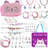 Modda Charm Bracelet Making Kit with Cute Bag, Assorted Beads, Charms, Necklace, Jewelry Making Kit for Girls, Crafts for Kids, Girls, Gift for gi...