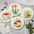 Bonroy 4 Sets Embroidery Kit for Beginners with Instructions,Cross Stitch Kits for Adults with Pattern,Needlepoint Kits for Adult Include Embroide...