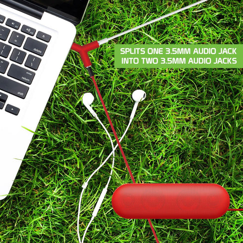 Cellet 3.5mm Stereo Audio Splitter, Headphone Splitter :Share Your Sound with Multiple Devices (3 Pack)...