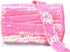 Mandala Crafts Elastic Sequin Ribbon Trim - 1.5 Inch Pink Sequin Elastic Trim for Sewing Dress Headband - 10 Yards Fabric Metallic Stretch Sequins...