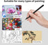 Fine Detail Paint Brushes Set 11pcs, Miniature Painting Brushes Kit for Oil, Acrylic, Models,Watercolor and Gouache, Nylon Hair Paint Brush, Profe...