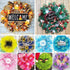 2 Pack Deco Mesh 10 Inch x 30 Feet Decor Mesh Ribbon with Metallic Foil Deco Mesh Wreath Supplies Ribbon Mesh Roll for Spring Wreaths, Craft, Part...