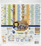 Echo Park Paper Company Baby Boy Collection Kit paper, blue, green, mint, yellow 12-x-12-Inch...