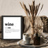 Posterizer 1 pcs-Funny minimalistic wall art for wine lovers-Artistic Word Art-Comedy Art-Gift for Woman, Women, Wife, Girlfriend-Living Room Bedr...