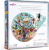 eeBoo: Piece and Love Crazy Bug Bouquet 500 Piece Round Jigsaw Puzzle, Jigsaw Puzzle for Adults and Families, includes Glossy and Sturdy Pieces...