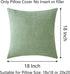 Demetex Green Pillow Covers 18x18 Summer Decorative Throw Pillows for Couch Soft Corduroy Accent Pillow Covers for Living Room Sofa Bed, Set of 2,...